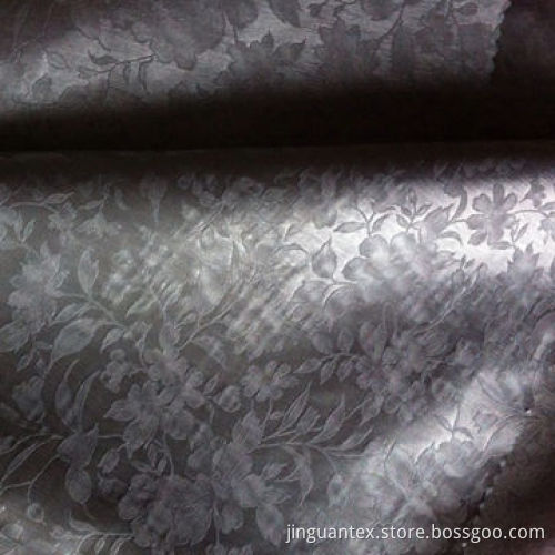 290T polyester taffeta fabric with embossing for women's garments